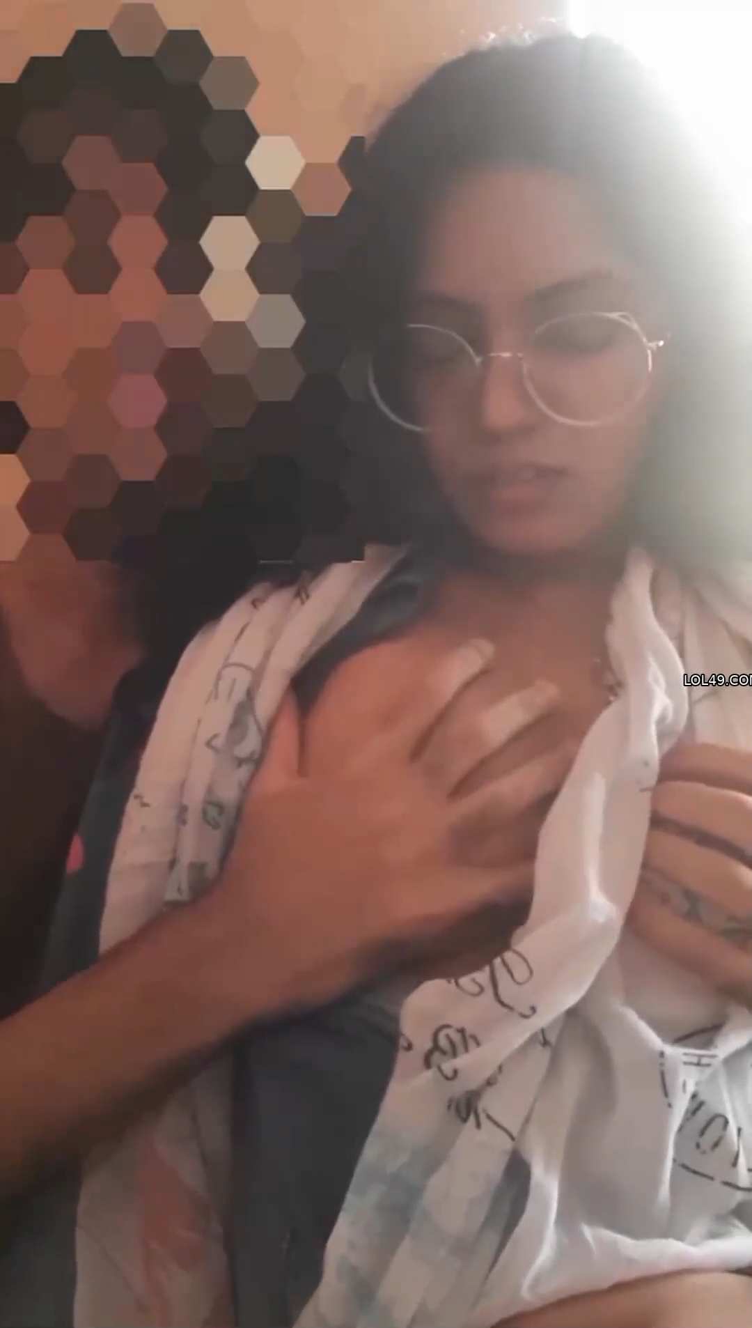 Mallu Lovers Selfie Video With Viral Romantic Boob Press