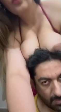 Pakistani Wife Feeding Big Boobs To Husband Viral MMS