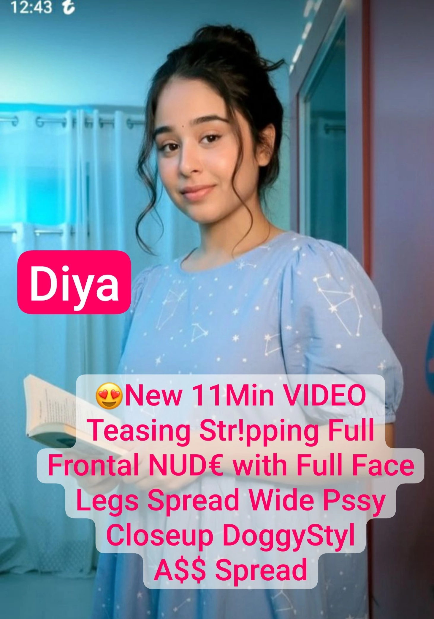 Diya Tango Live Full Nude Pussy and Ass Closeup