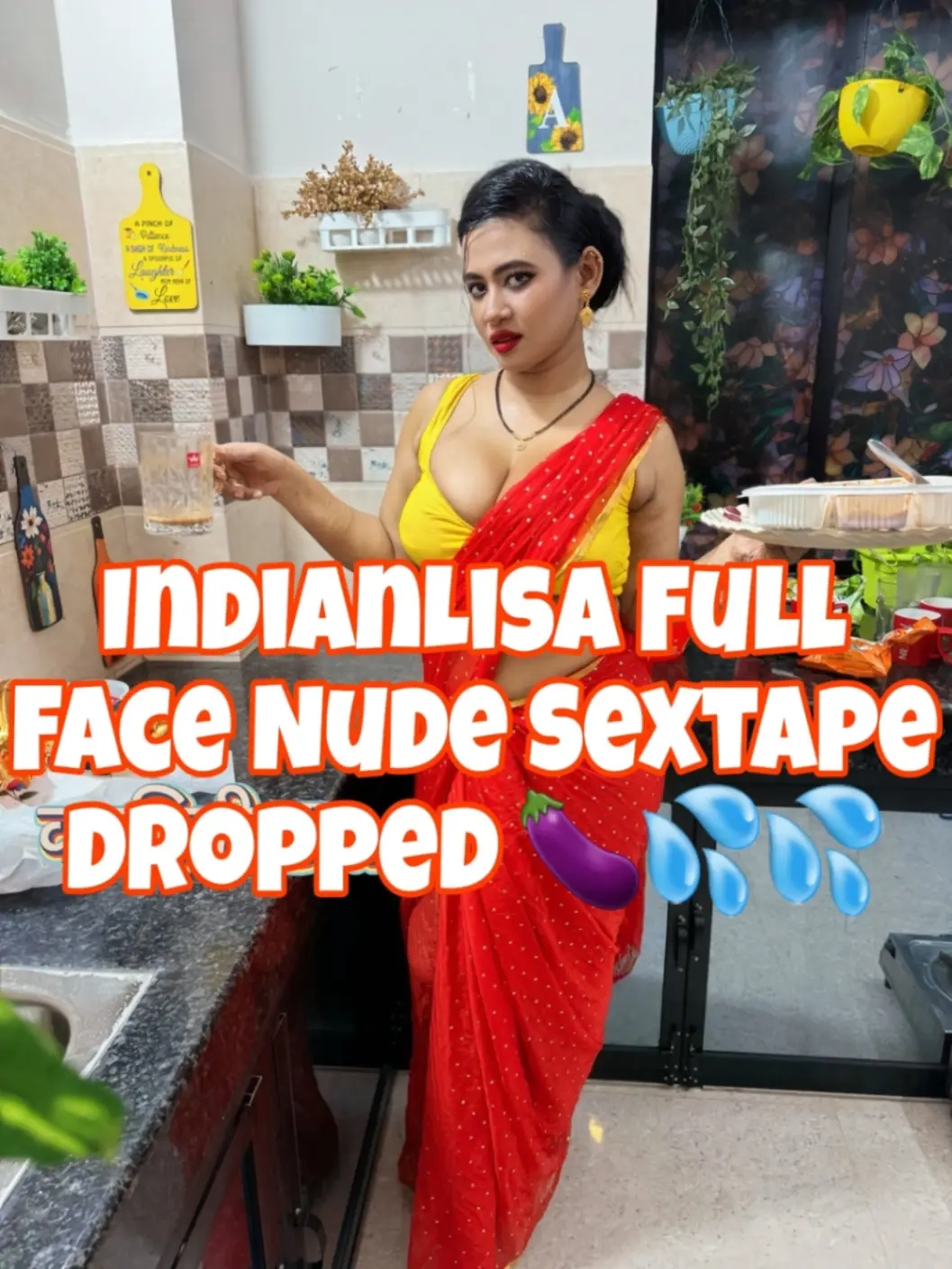 INDIANLISA Stepmom Sextape with Stepson – Full Face Desi Sex