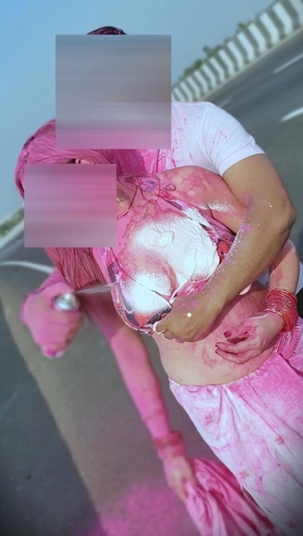 Leaked Pankhuri Kunal Outdoor Holi Dare Sex Video