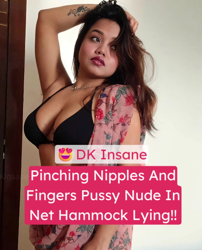 Nude Insta Model DK Insane Fingering Wet Pussy in Hammock