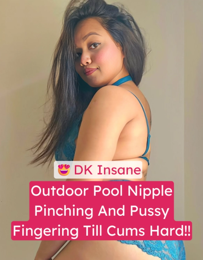 OnlyFans DK Insane Outdoor Pool Leak Nude Fingering & Orgasm