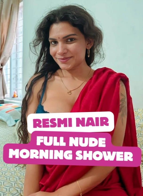 Resmi Nair Nude Shower Video from Paid App Leaked