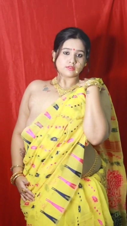 Ridz Topless Saree Strip Tease Big Boobs