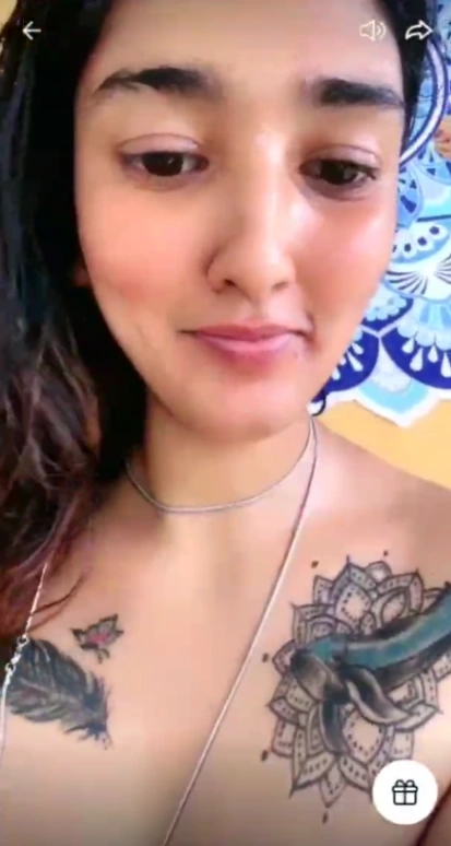 Tango Live Desi College Girl Topless Boobs Show