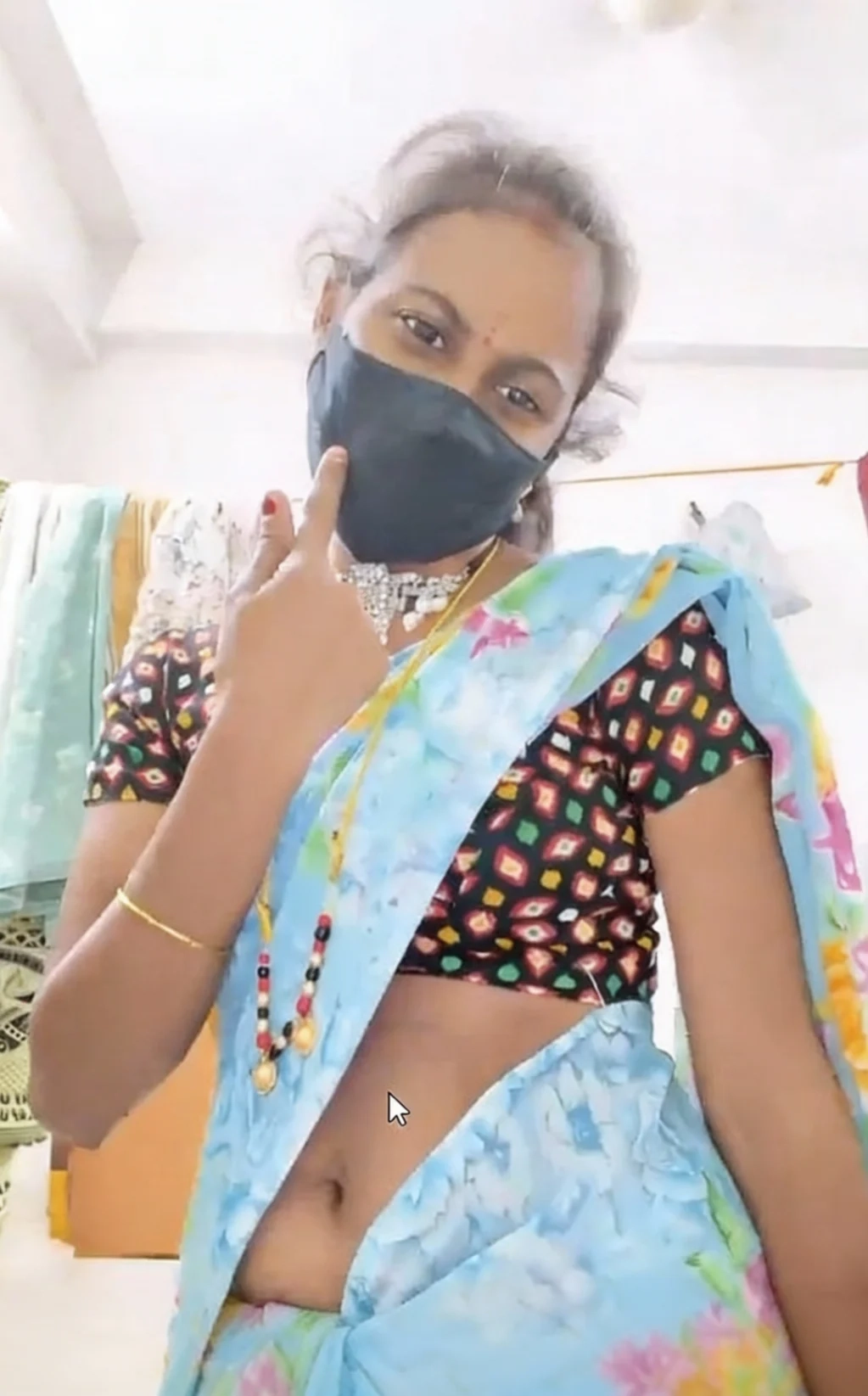 Telugu Vadina Nude Boobs – Blouse Opened and Tits Exposed