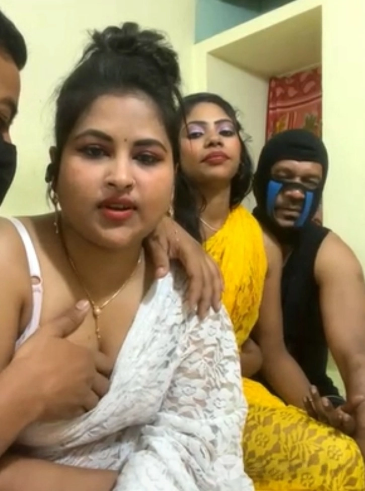 Wild Streamchat Cam Show with Two Couples in a Hot Foursome